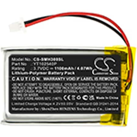 Wireless Headset Battery, Replacement For Cameronsino, Cs-Smh300Sl